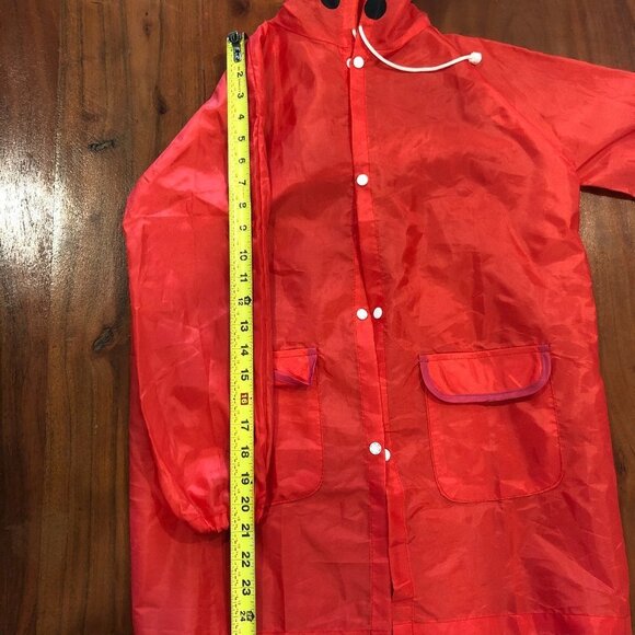 Cloud 9 Kid's Ladybug Raincoat 5-12Y Red - Picture 11 of 11